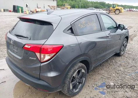 2018 Honda Hr-V Ex из США, поврежденный, VIN 3CZRU6H57JG704394